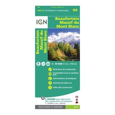 IGN - Beaufortin / Massif Du Mont Blanc