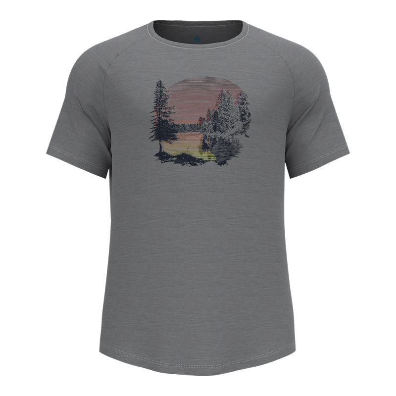 Odlo - Concord Forest Print - T-shirt Herrer
